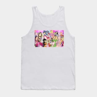 Magical Fairies and cute pets with dreams and rainbows Tank Top